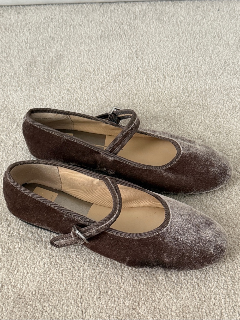 Dolce vita satin ballet flats